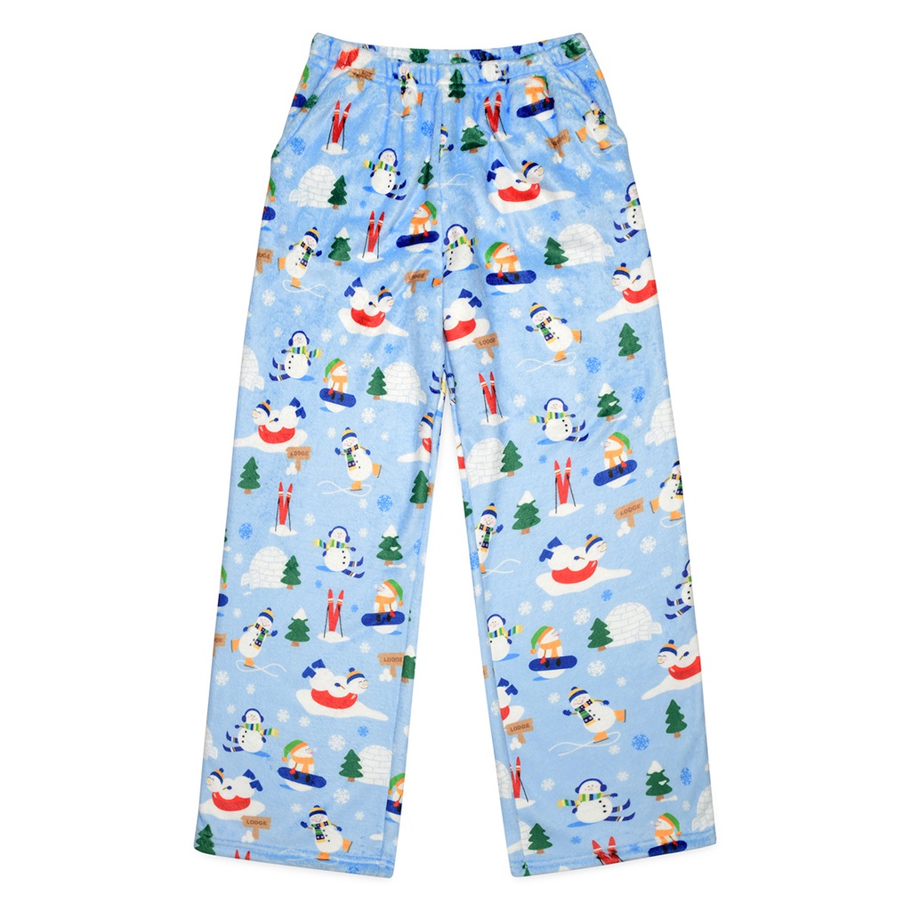 IScream Disco Snowman Plush Pants main image 1